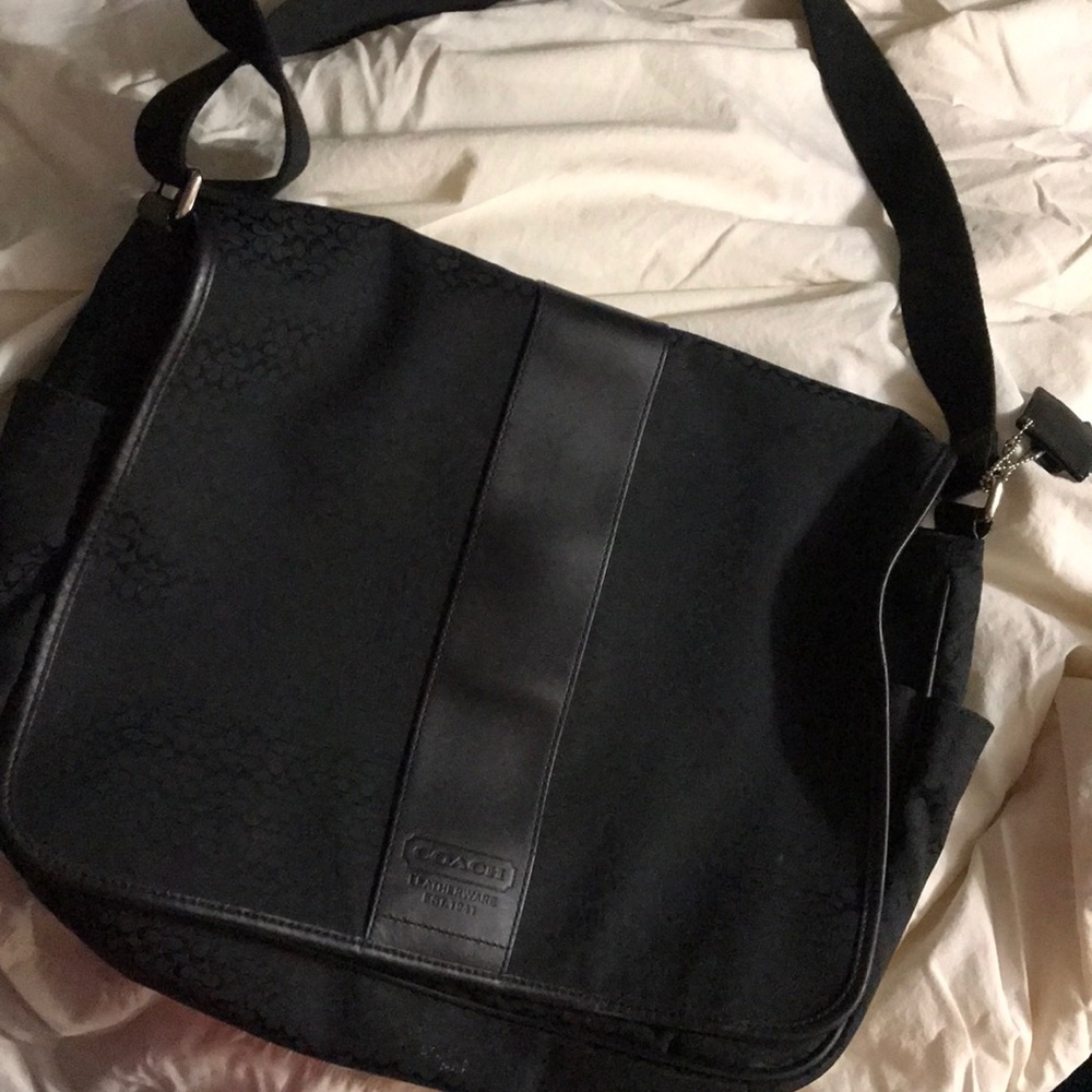 Large coach messenger bag